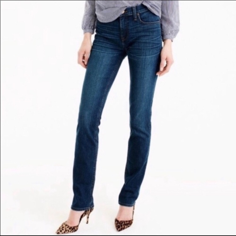 J. Crew Matchstick Jeans dark wash